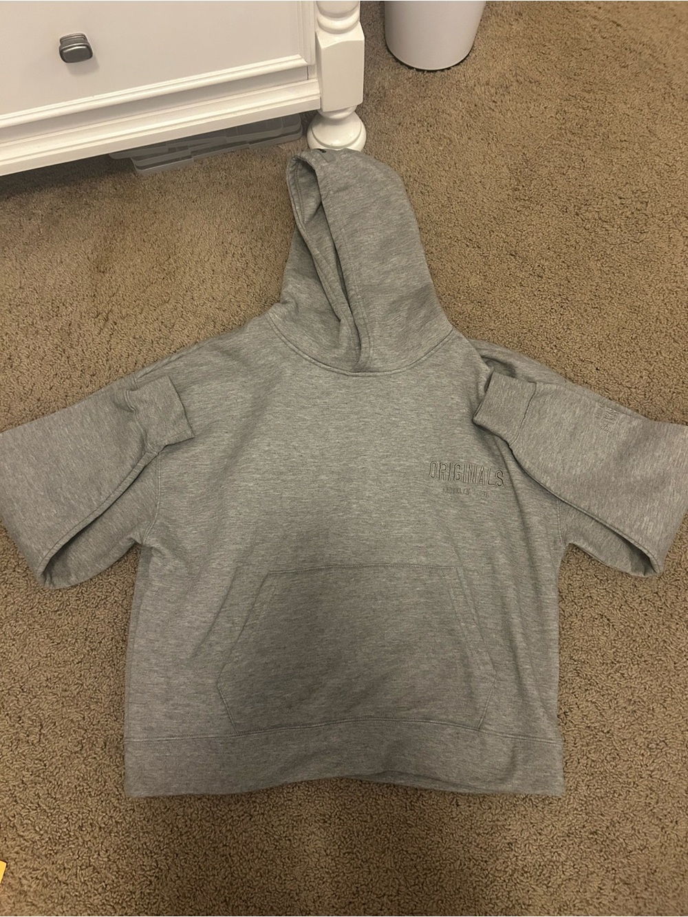 Originals Gray Short-Sleeve Hoodie -